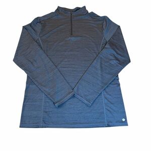 🧊 Zella Men’s 1/4 Zip Pullover | Size L | Heathered Navy